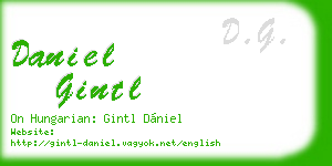 daniel gintl business card